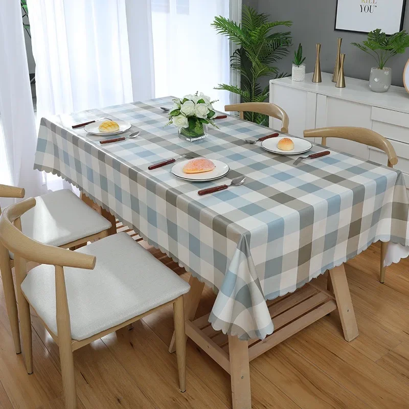 

Nordic PVC tablecloth waterproof, oil proof, and wash free decorative stall, homestay, hotel, restaurant, G6H3850