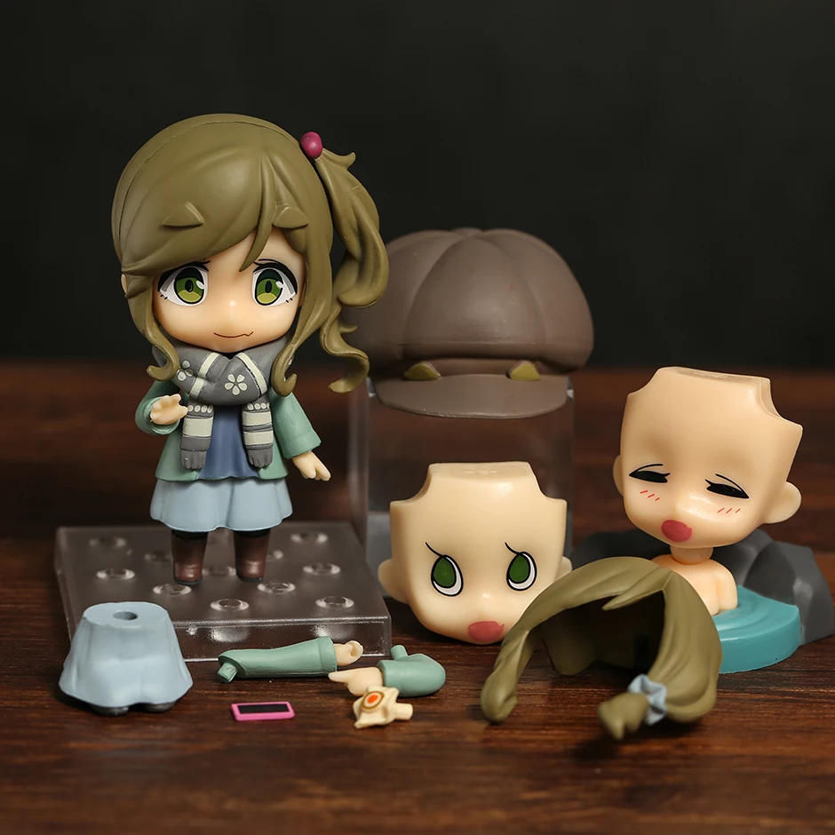 

Yuru Camp Inuyama Aoi 1097 Nadeshiko Kagamihara 903 Rin Shima 981-DX Cute Action Figure Toy Desktop Doll Gift Brinquedos