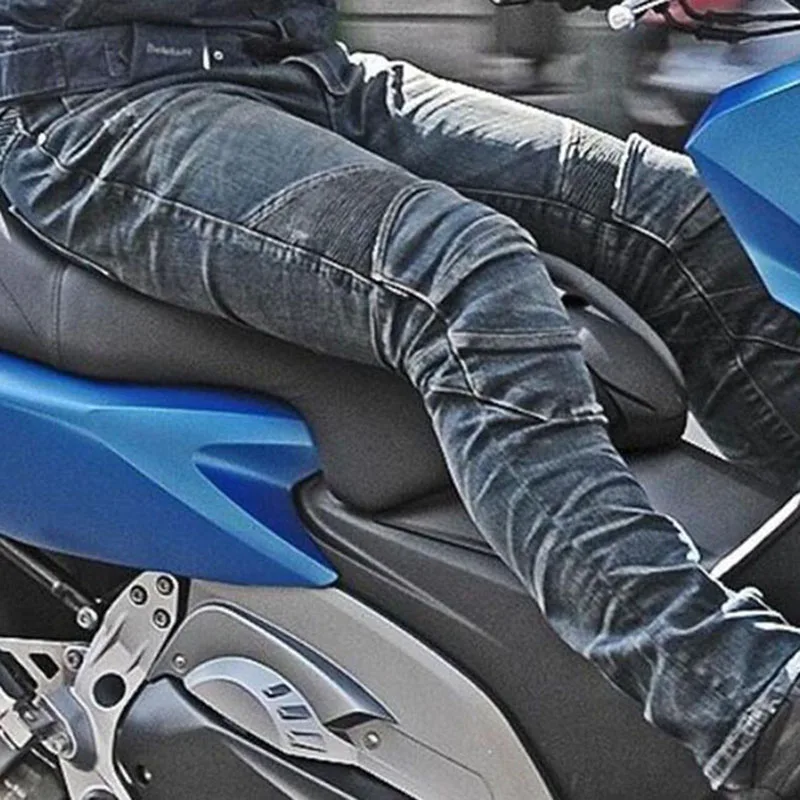

2022 spring summer autumn motorcycle pants classic outdoor riding motorcycle jeans Drop-resistant pants with protective gear
