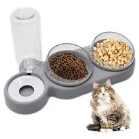 anti overturning dog cat feeder bowl 15%c2%b0 tilt protect cervical automatic water dispenser feeder cats dogs accessories pet items