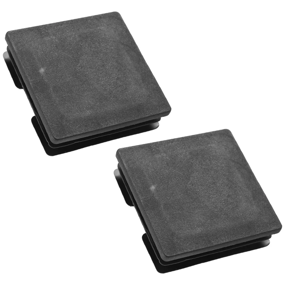 Пластиковые квадратные колпачки 75 мм x вставки для труб торцевая заглушка 2 шт.