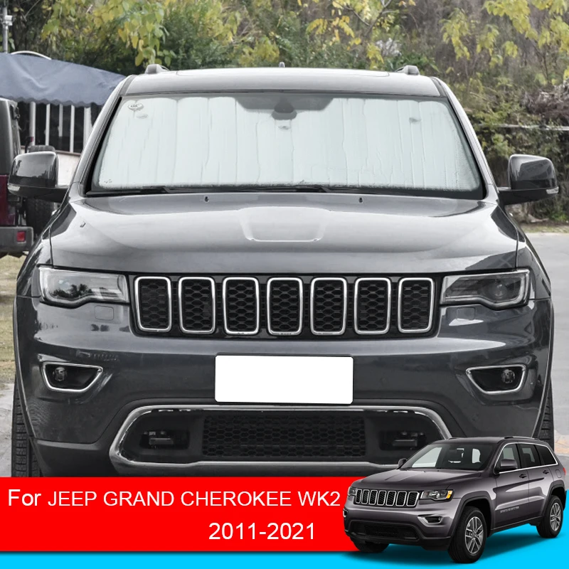 

For JEEP Grand Cherokee WK2 2011-2021 Car Sunshades UV Protect Side Windows Curtain Sun Shade Visor Front Windshield Accessory