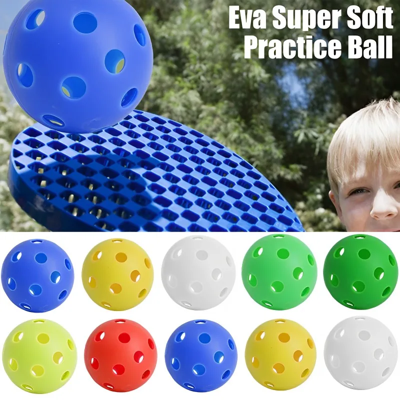 

Durable Outdoor Pickleball Balls 26 Holes Training Pickleball Accessories 40mm Standard Pickle Balls for Competition Hollow Ball