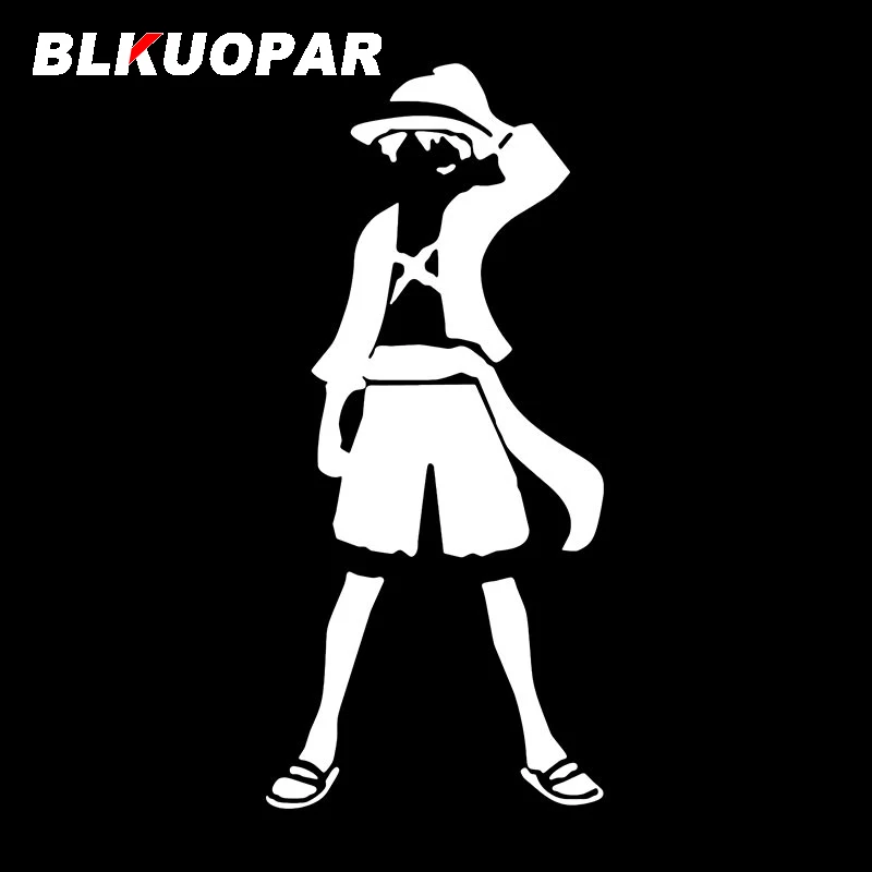 Автомобильные наклейки BLKUOPAR Monkey D Luffy креативная Защита от царапин