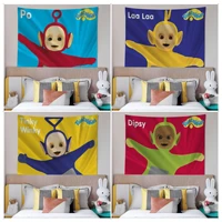 teletubbies baby hippie wall hanging tapestries home decoration hippie bohemian decoration divination ins home decor