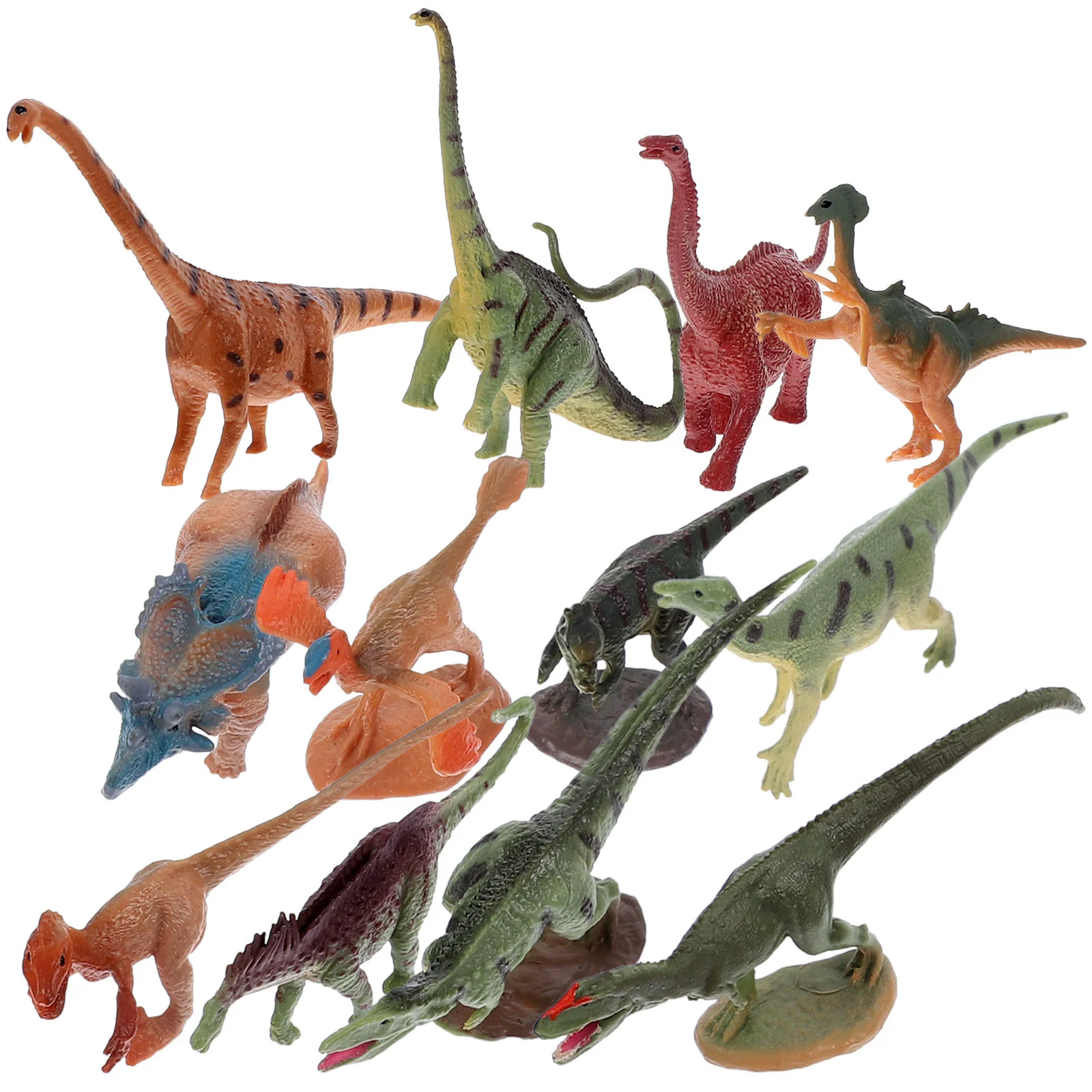 

12 шт., Детский динозавр, модель динозавра из мультфильма, модель динозавра, Реалистичная пластиковая модель динозавра
