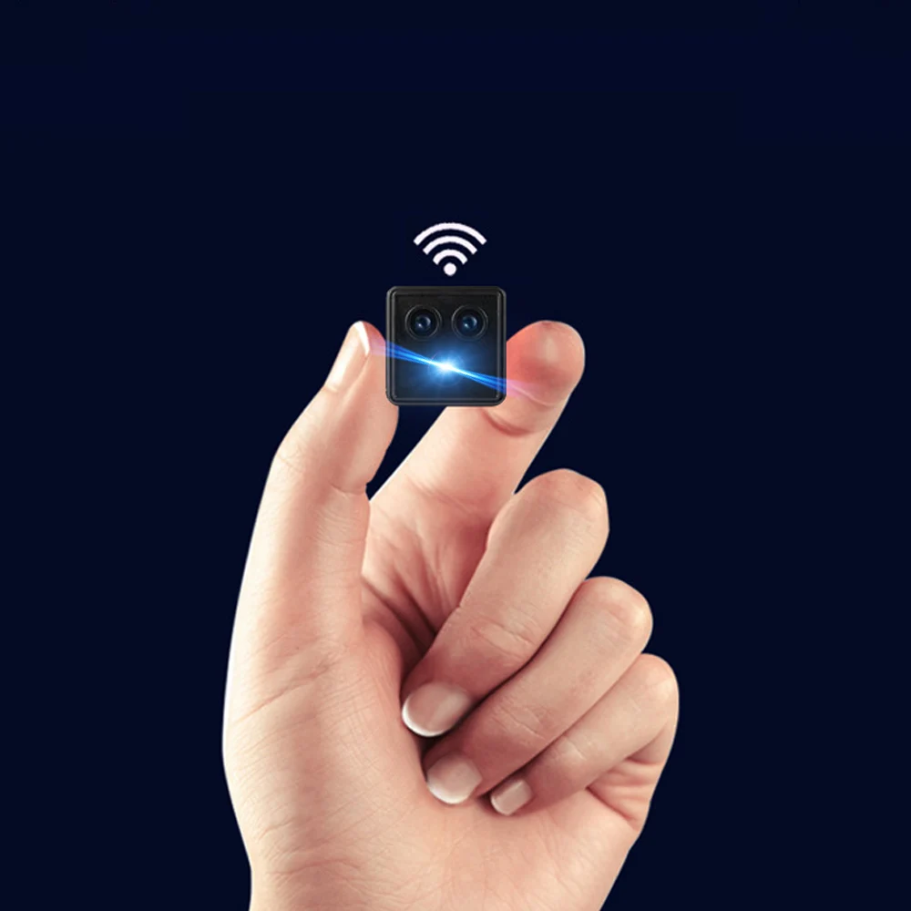 Мини-камера видеонаблюдения беспроводная компактная с Wi-Fi | Безопасность и