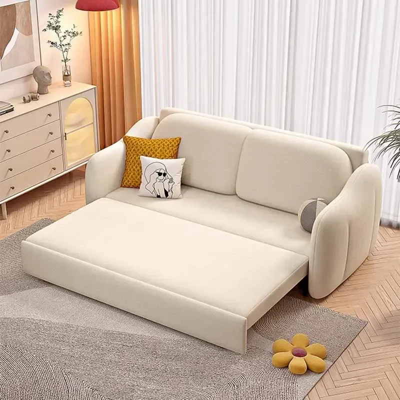 Многофункциональный складной диван-кровать для гостиной интерьер квартиры