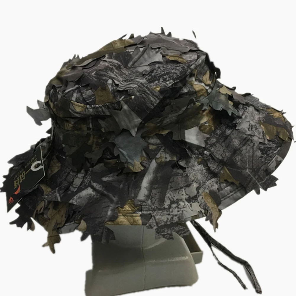 

Boonie Hunting Hat Quick Drying Outdoor Fishing Flat Cap Tactical Bird Watching Photography Sun Protection Camouflage Effect
