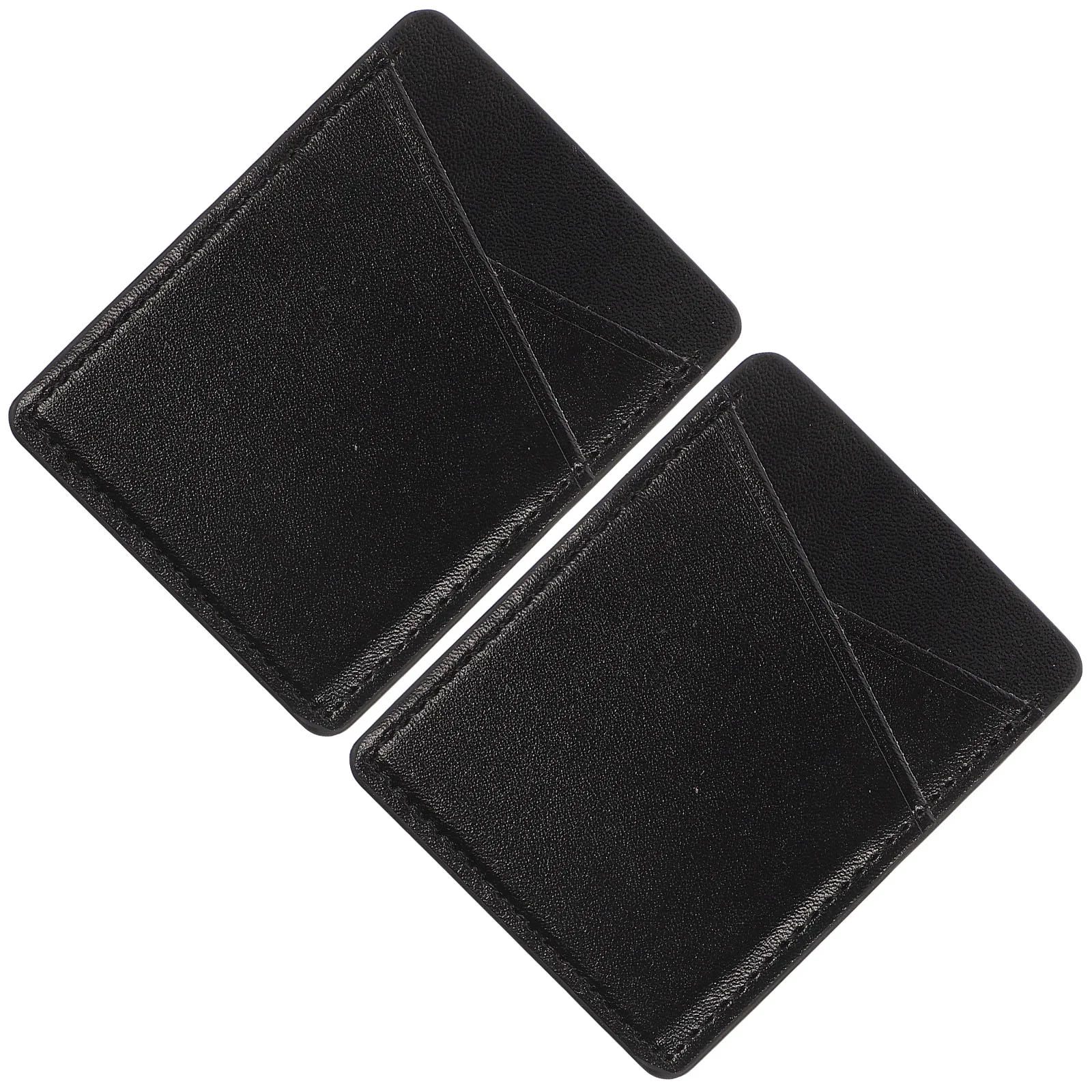 

2pcs 2-slot Adhesive DIY Ultra Thin Phone Back Pocket Phone Cards Purse