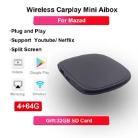 carplay mini android box 2 0 wireless carplay ai box car multimedia player 464g audio navigation for mazda cx 9 cx 8 cx 5