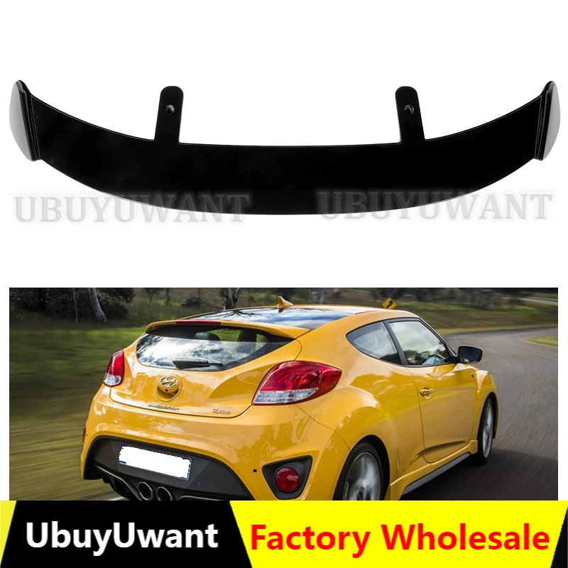 

Для Hyundai Veloster 2012-2016 спойлер из АБС-пластика автомобильный спойлер на крышу украшение заднее крыло хэтчбека Veloster автомобильные аксессуары