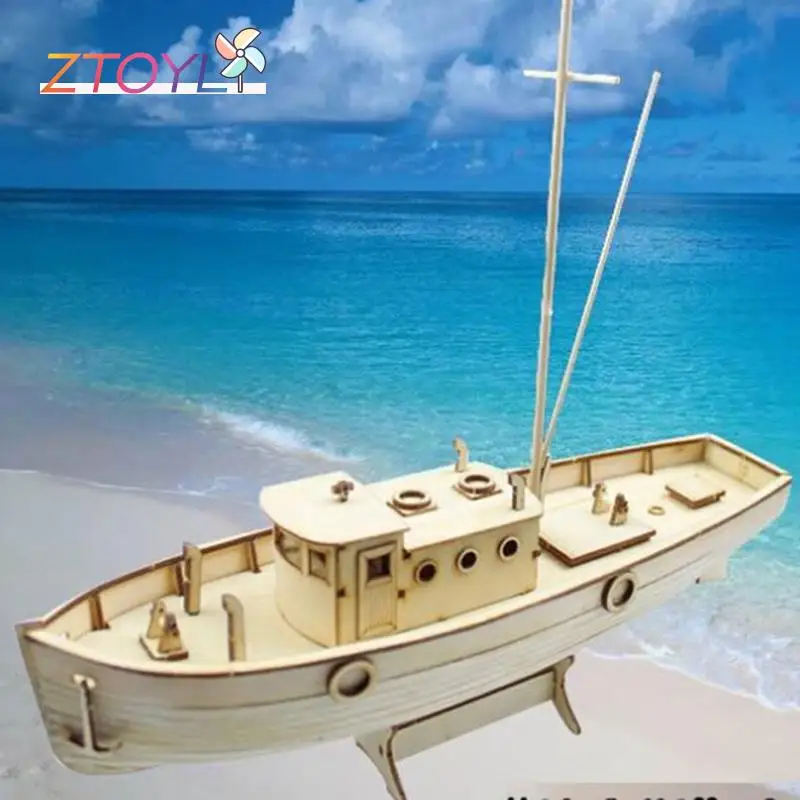 

Распродажа 1/30, деревянная парусная лодка, деревянная игрушка-пазл «сделай сам», модель корабля, подарок для детей и взрослых