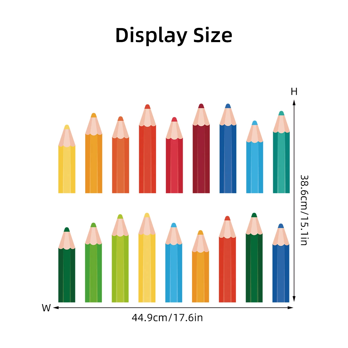 3 шт. цветные карандаши для детской комнаты