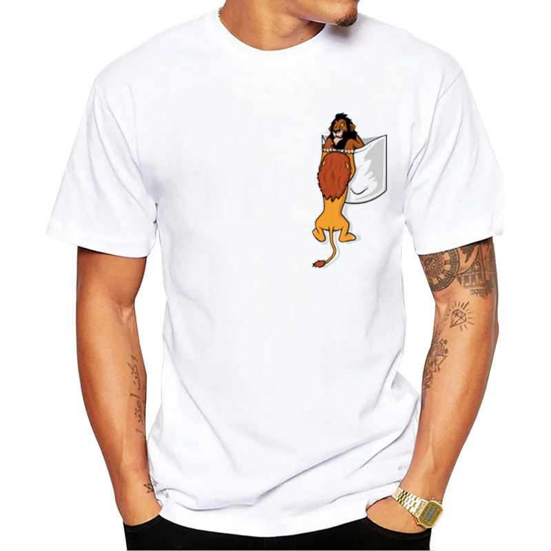 

TEEHUB-Camiseta с принтом и надписью, для мужчин, camisa de манга corta с bolsillo, cuello Round Do, Hipster
