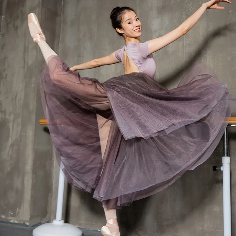 Ballet Dance Leotard For women Practice Clothes Gradient Color Gymnastics Tights Adult Aerial Yoga High-quality Dance Clothes