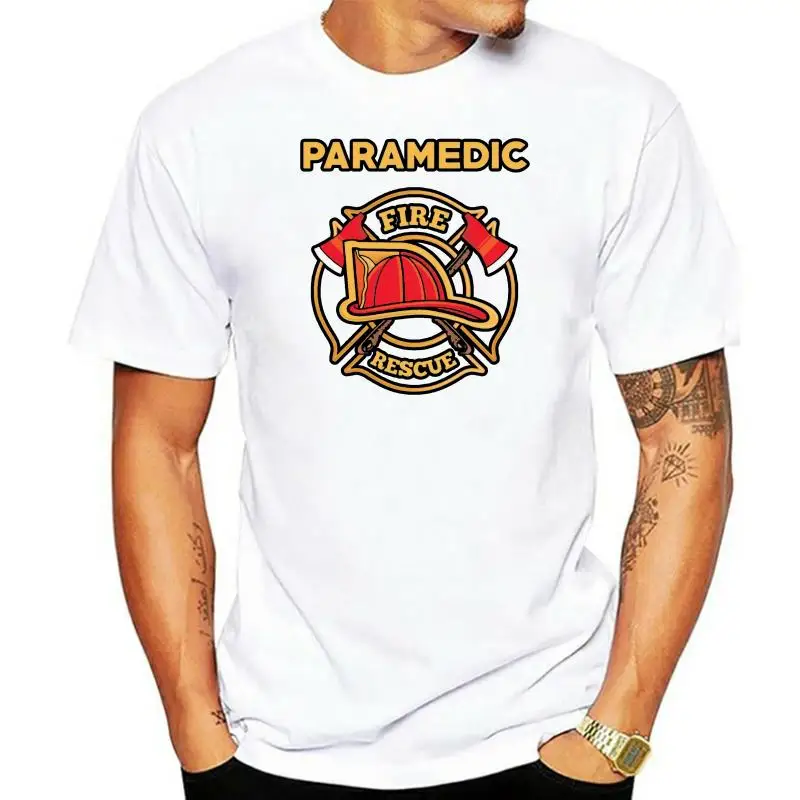 

Fire Rescue Paramedic Department T-Shirt for Firemen EMT EMS Men's T Shirt