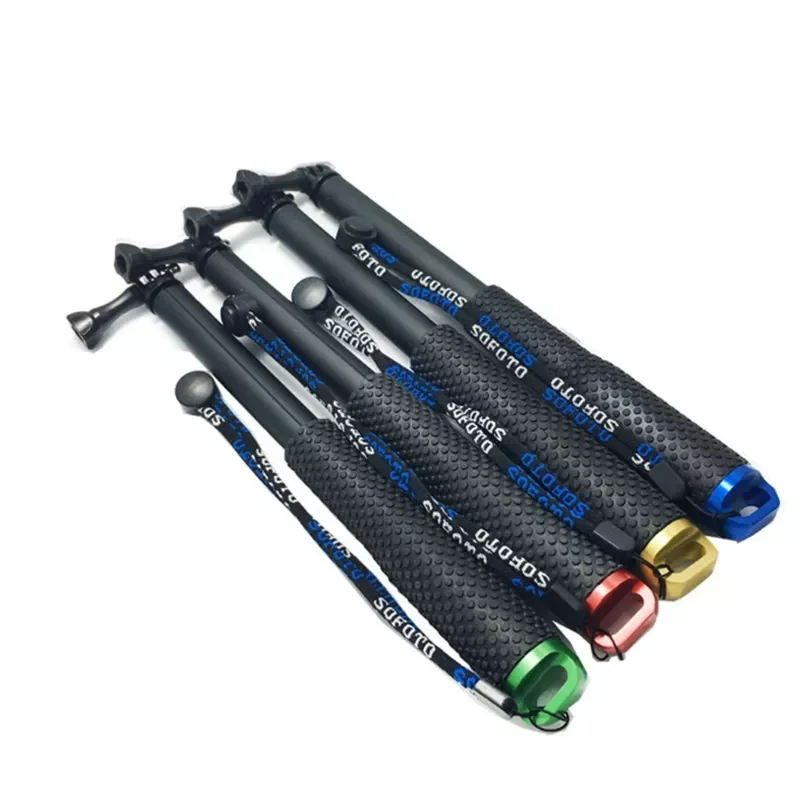 

Телескопический монопод для селфи для Go Pro Hero 10 9 8 7 6 5 4 3 + Экшн-камера