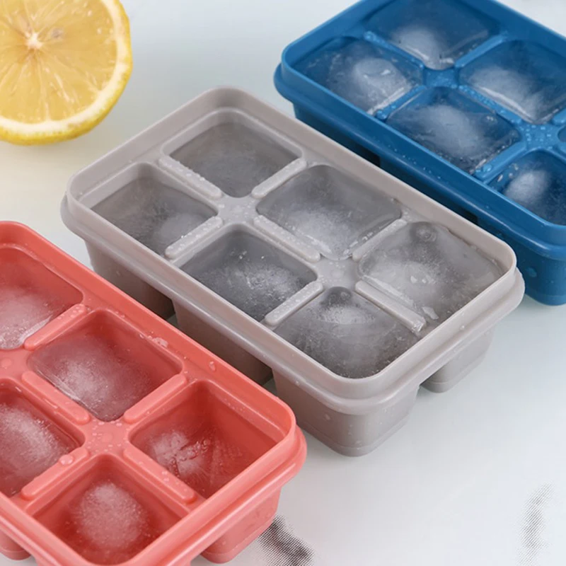 

Soft Silicone Ice Cube Mould Food Grade Ice Cream Ice Blocks Maker DIY Cold Drink Tray Cooking Mold Grid Kitchen Fridge Gadgets