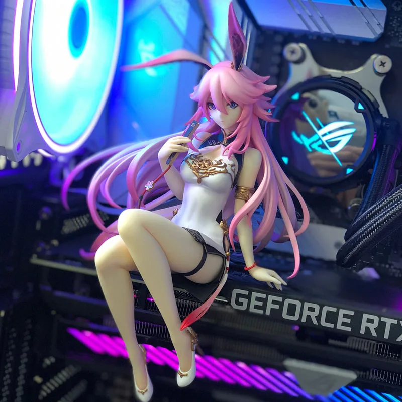 

miHoYo Anime Figure Houkai 3rd Sakura Yae Chinese Dress Ver. Sexy Girl PVC Action Figure Adult Collectible Toys