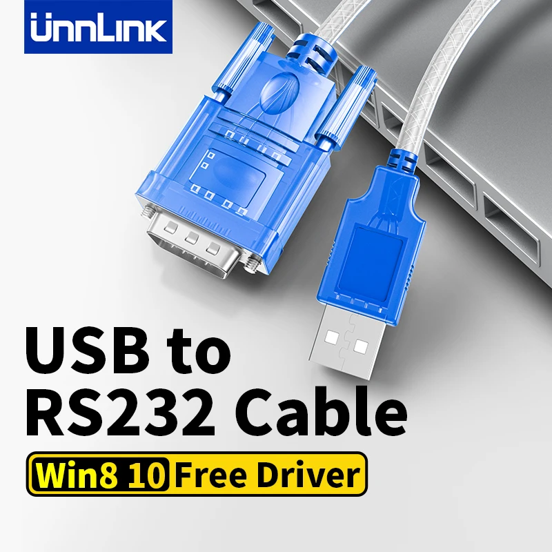 Unnlink Usb To Rs232 Cable Db9 Com Port Serial Pda 9 Pin Db9 Converter