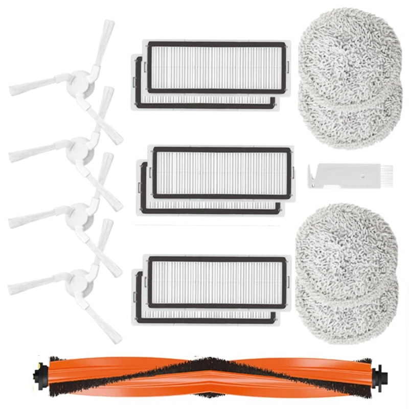 

Сменные детали для робота-пылесоса Xiaomi Mijia Pro STYTJ06ZHM, моющийся фильтр, основная боковая щетка, ткань для швабры