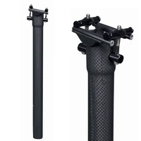 matte 3k carbon fiber bicycle seat post road mtb seatpost bike parts titanium screws 27 2mm 30 8mm 31 6mm