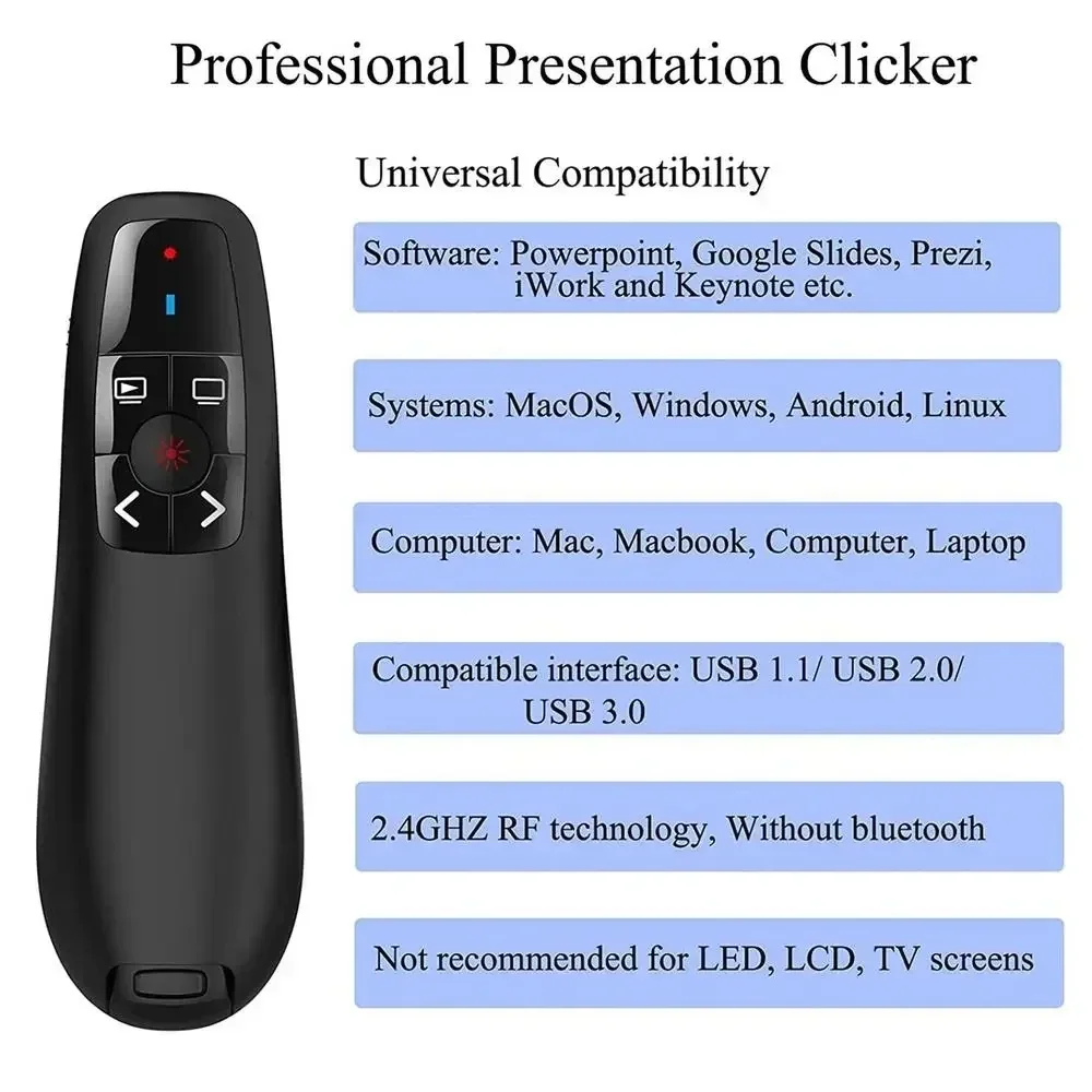 YP Clicker Пульт дистанционного управления Презентатор Указатель PPT Slide Advancer Ручка