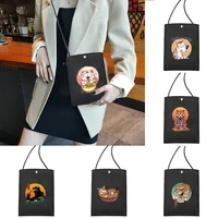 japan cat series mobile phone bag for iphone 11 12 13 for 11 pro xs max xr 7 8 plus wallet card mini handbag cross shoulder bag