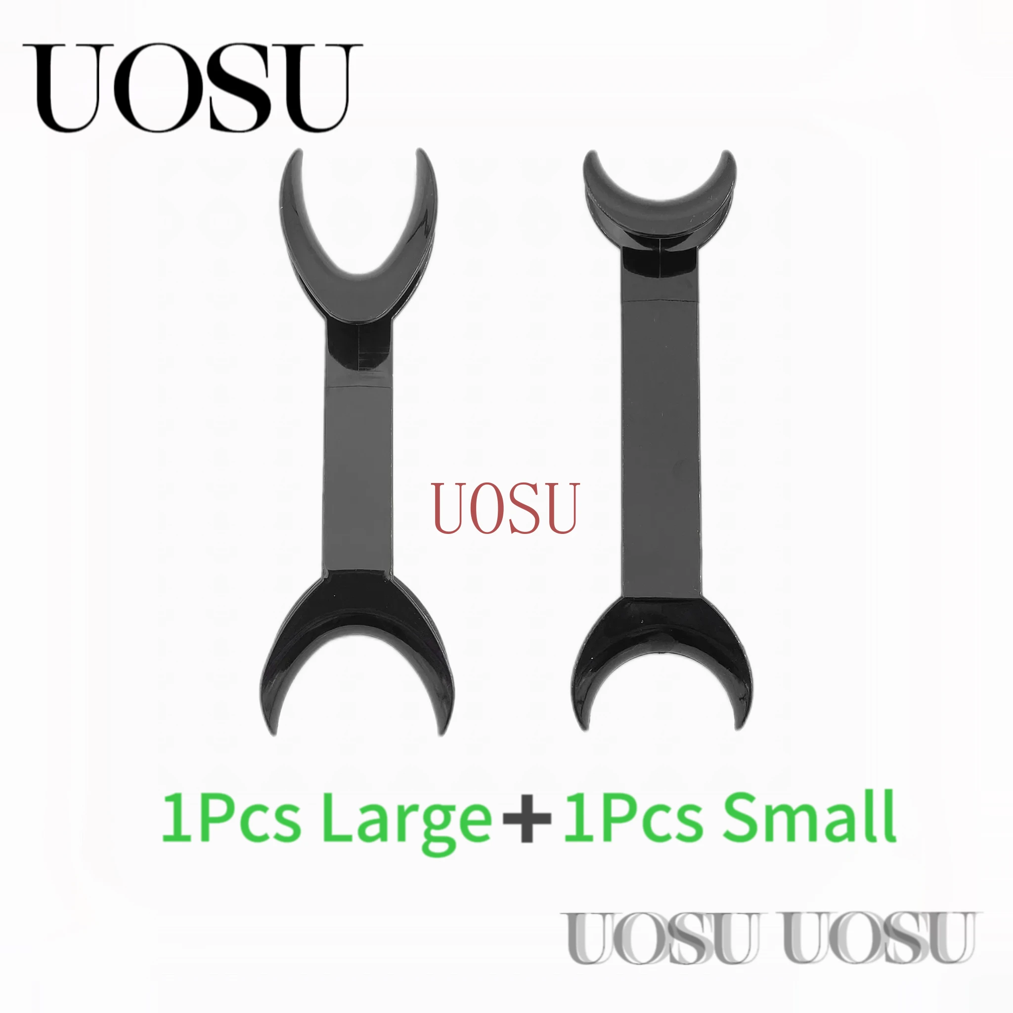 

2pcs Black Double head Lip Retractor Dental Intraoral Lip Cheek Retractor Dental Orthodontic Mouth Opener Dentist Tools 2 Sizes