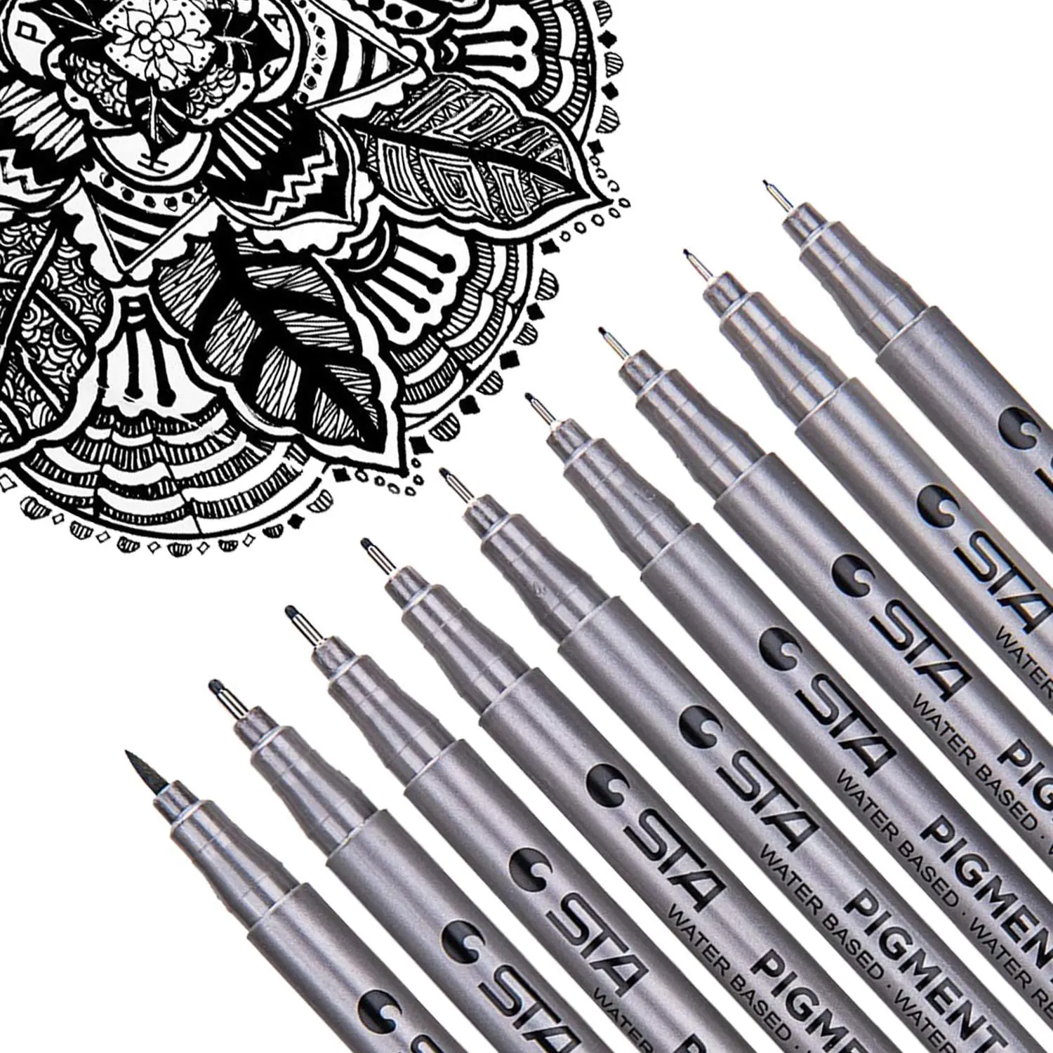 

Черная микро-ручка, чернильные ручки, ручки для рисования с мелкими точками для набросков, аниме, манга, Иллюстрации художника, журнал