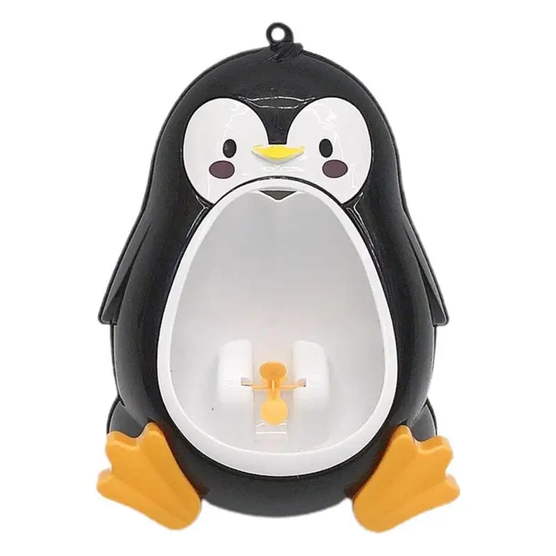 

Standing Potty Training Urinal Training Potty Toddler Urinal For Boys Wall Mounted Penguin-Shaped Toilet Training Pee Stand For