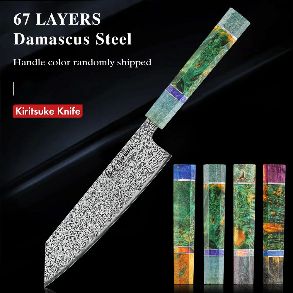 Японский ручной Кованый нож Kiritsuke TURWHO, кухонные ножи шеф-повара ...