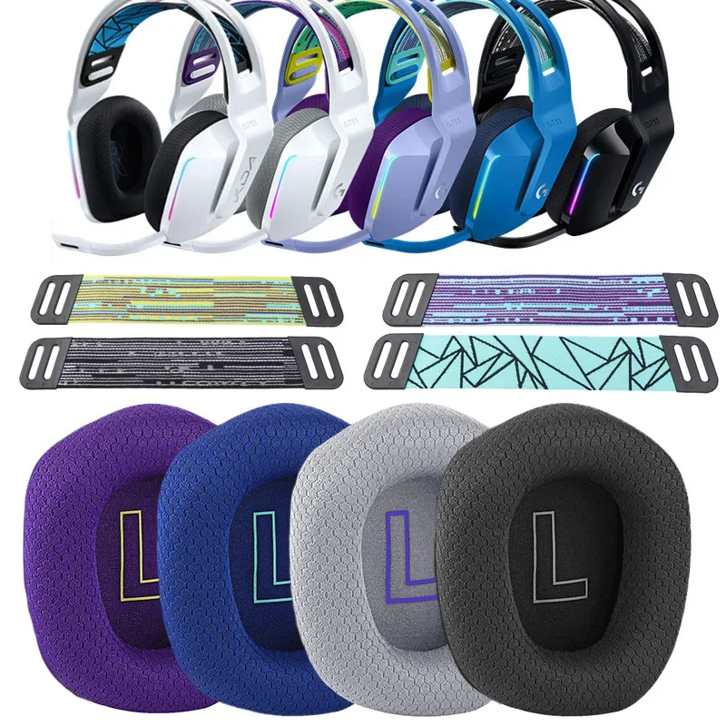 Детали для Logitech G733, сменные амбушюры, мягкая губка, аксессуары для наушников (art.: 3920c978873ff) - 3920c978873ff