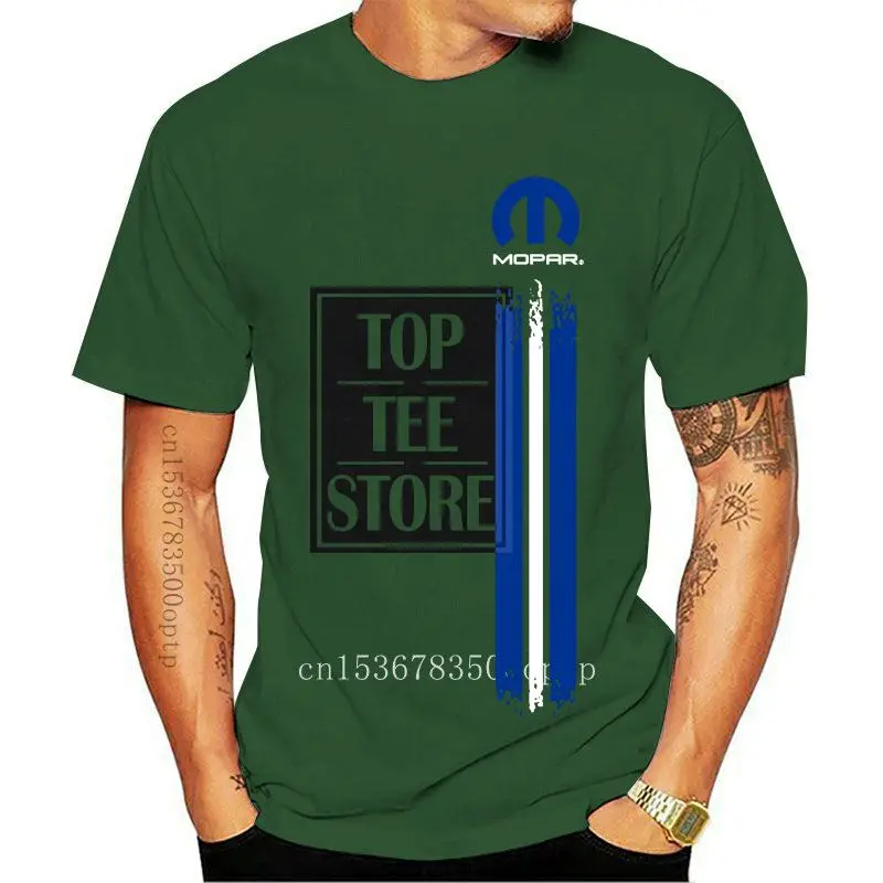 

Man Clothing New Personalized T Shirt Custom T Shirt Mopar Left Stripe Logo Men Tee Shirt