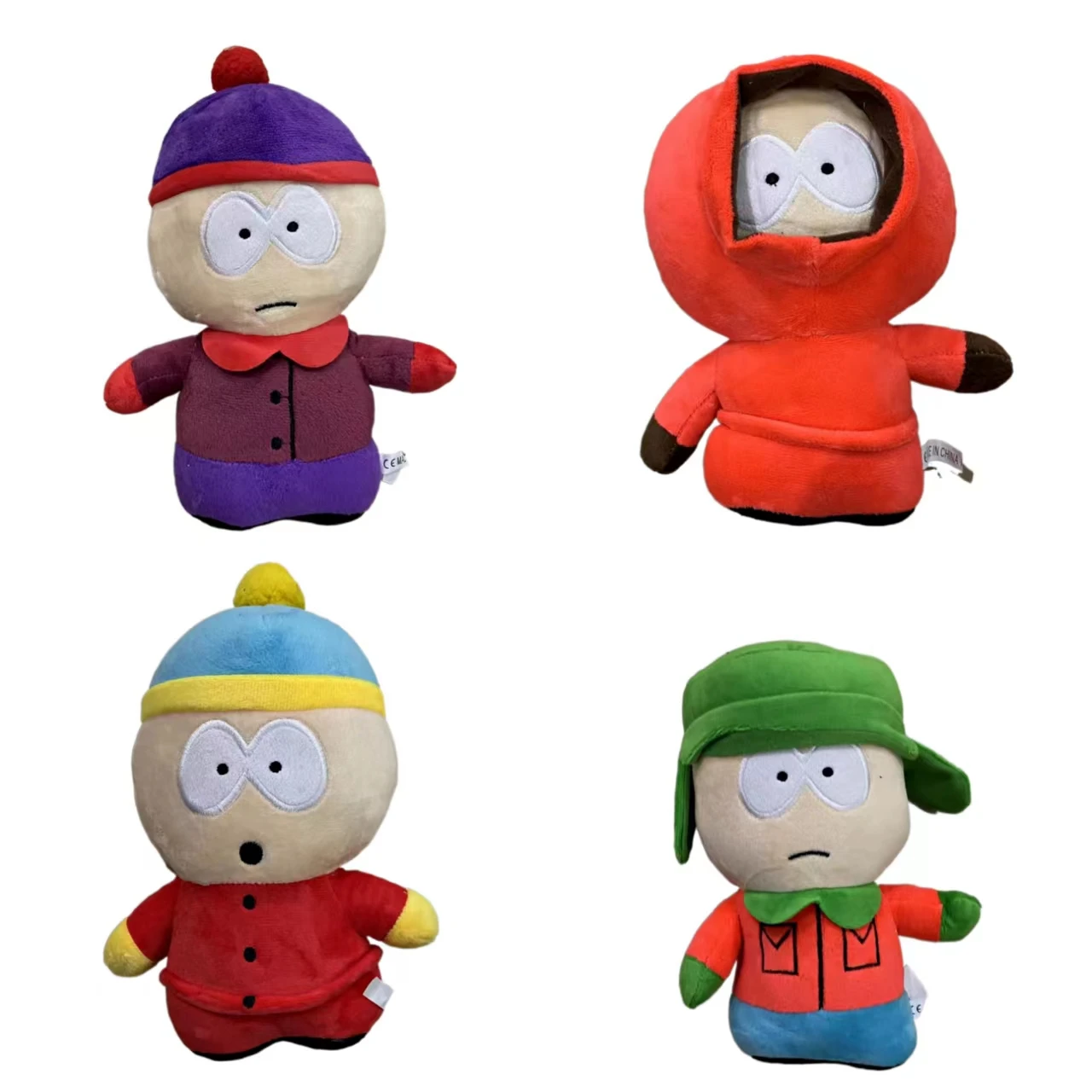 

4pcs 20cm The South Parks Plush Toys Game Figure Cartman Butters Kyle Stan Kenny Peluche Toys KIds Birthday Stuffed Doll Gifts