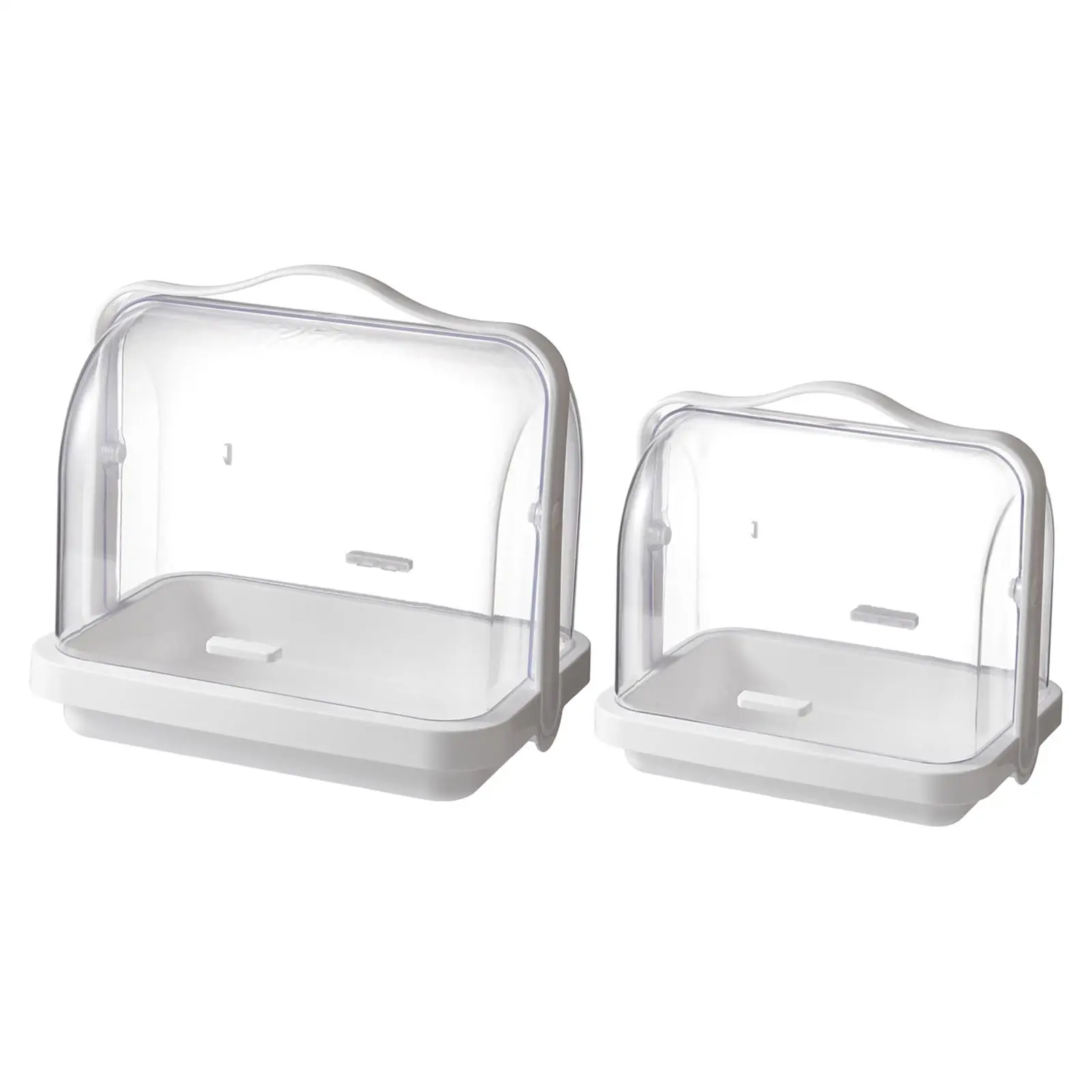 

High Capacity Transparent with Double Sided Cover Accessories Cleaning Stand Tableware Bottle Rack for Bedroom Kitchen Utensils