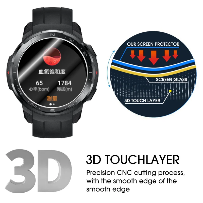 Закаленное стекло с защитой от царапин для смартфона Honor GS Pro