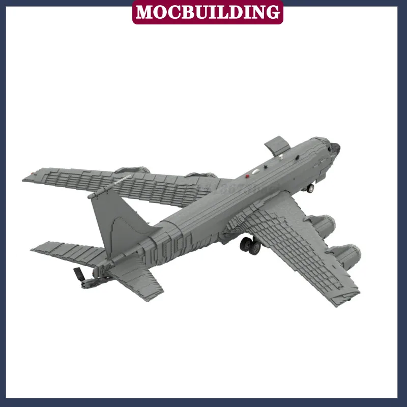 MOC городской транспортный самолет KC-135R Stratotanker модель строительный блок сборка