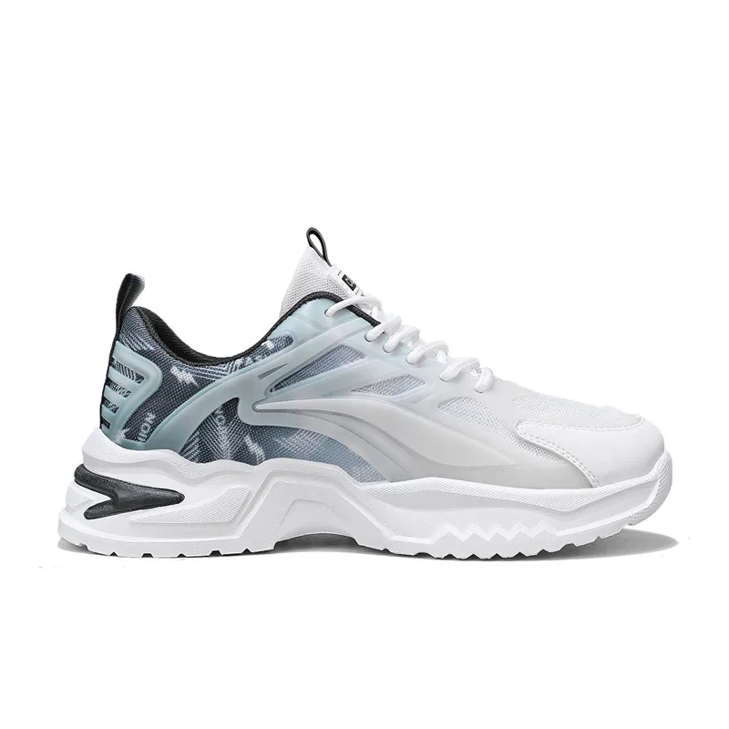 Кроссовки мужские прогулочные модная повседневная обувь плоская подошва