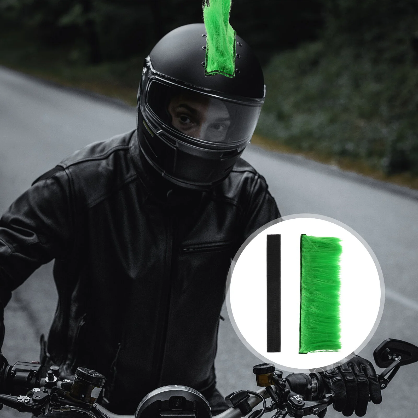 

Cockscomb Mohawk Design Decor Motorbike Accessory