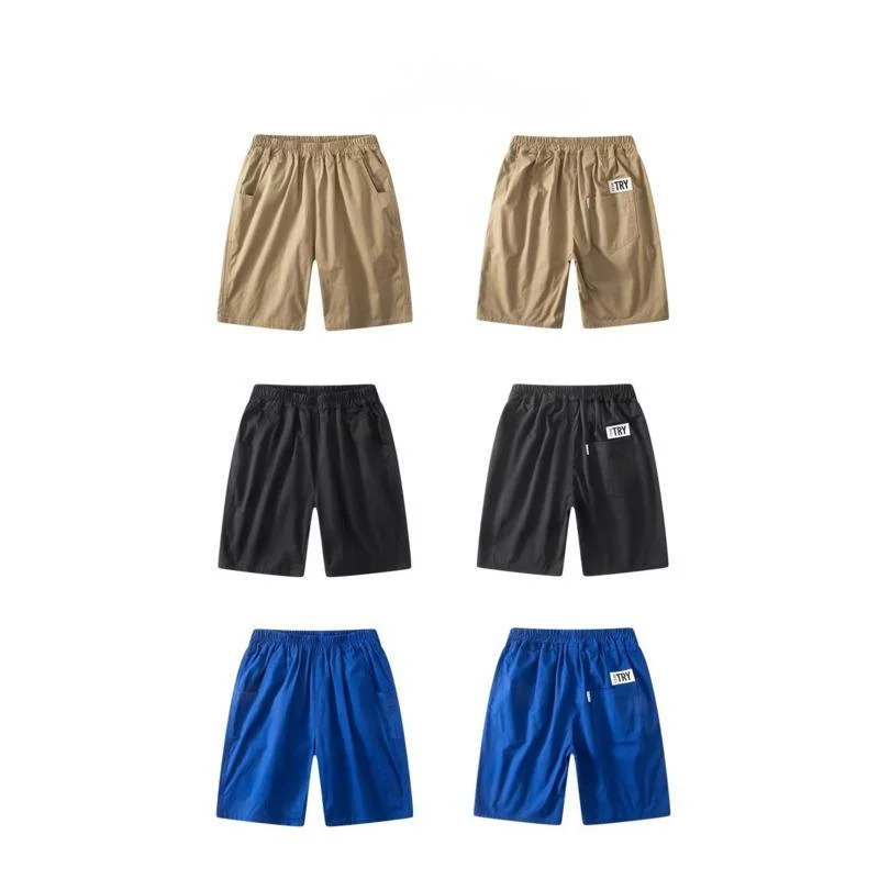 Детские шорты ленивые в стиле Харадзюку Свободные повседневные Модные капри с