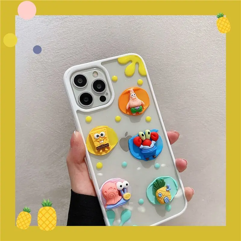 

Cute creamy cartoon iPhone12pro Max iPhone 11 case xr silicone xsmax13Pro