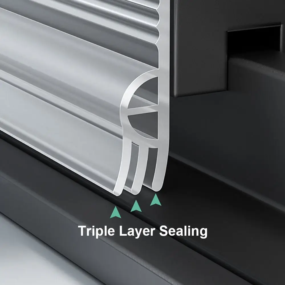 Уплотнительная лента для раздвижных окон 2/4 м самоклеящаяся заполнения зазоров