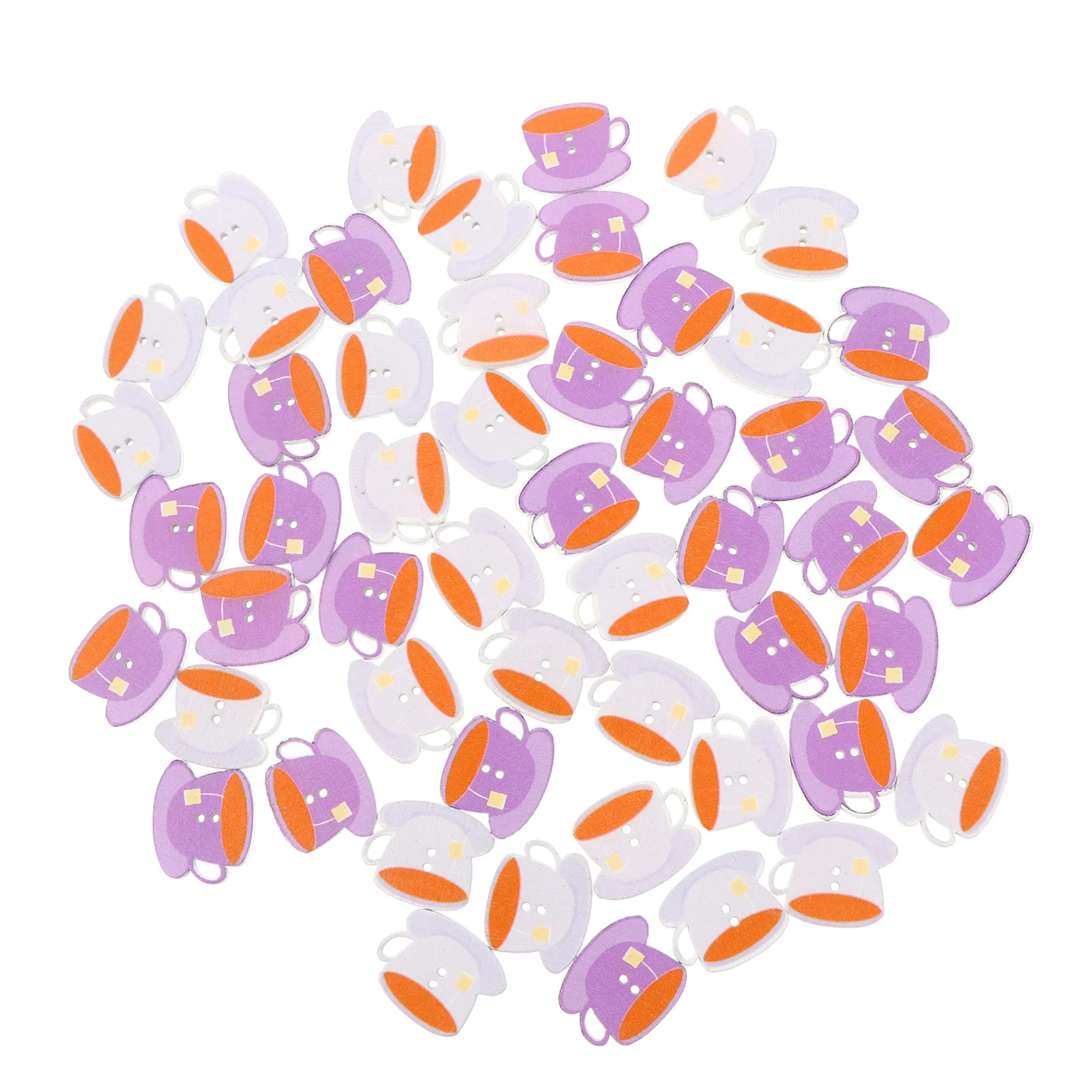 

Buttons Sewing Button Wood Wooden Craft Decorative Flatback Diychirstmas Creative Fasteners Painted Buttonhole Holes Clothes