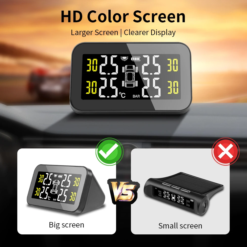 2024 Develuck Система Контроля Давления В Шинах Tpms На Солнечной Энергии С