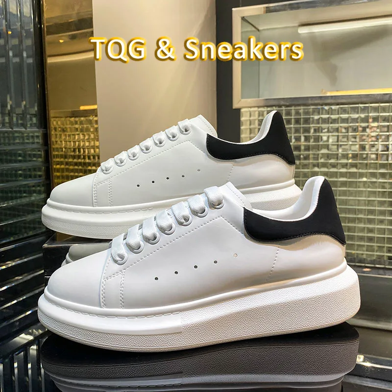 

TQG Top Quality Luxury Design Shoes Women Couples Sneakers Men Fashion Shoes Zapatillas Deporte White Vulcanized Shoe Tennis