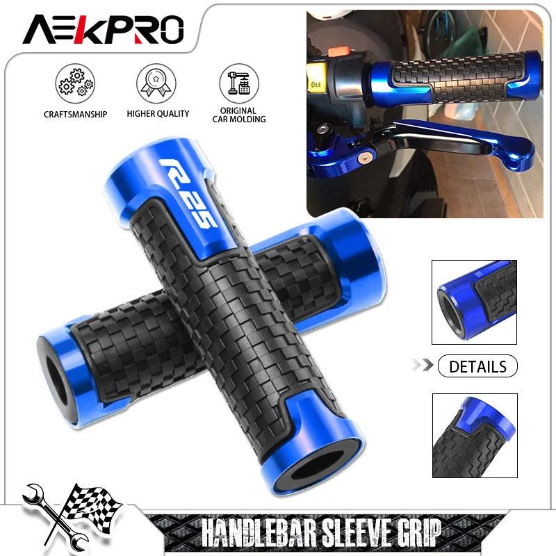 Рукоятки для мотоциклетного руля YZF-R25 V3 универсальная ручка резиновые гелевые