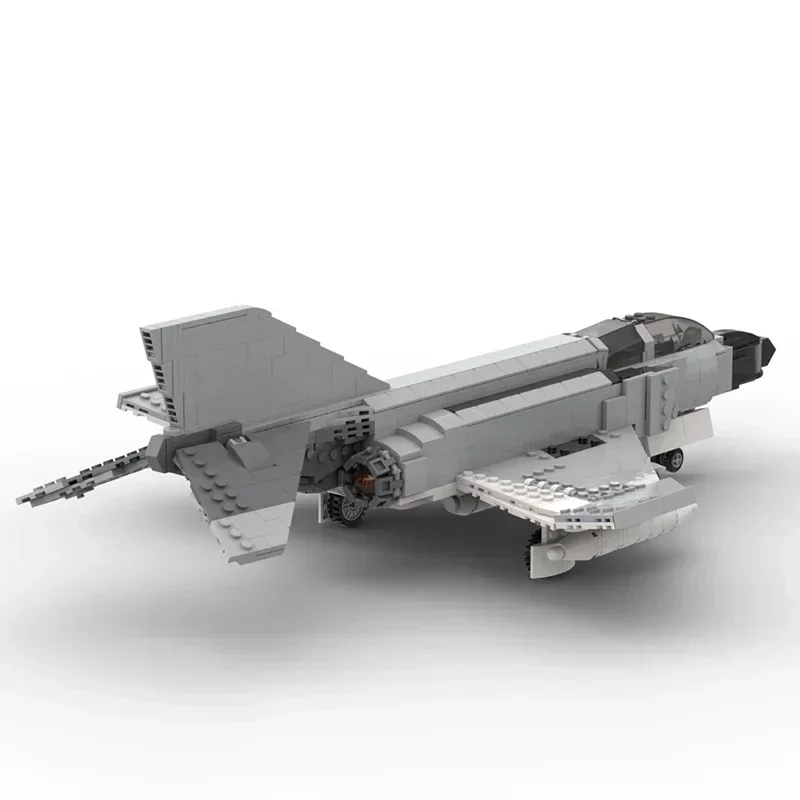 Moc строительные кирпичи военная модель F-4J Phantom II технология военно-морского