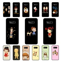 art cartoon yoshitomo nara phone case for samsung note 5 7 8 9 10 20 pro plus lite ultra a21 12 02